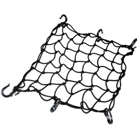 [Wantanar] Touring Net Cargo Net Bike Net Bike 30L Net Hook 40 Black (L)