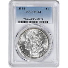 1882 S Morgan Dollar PCGS MS64