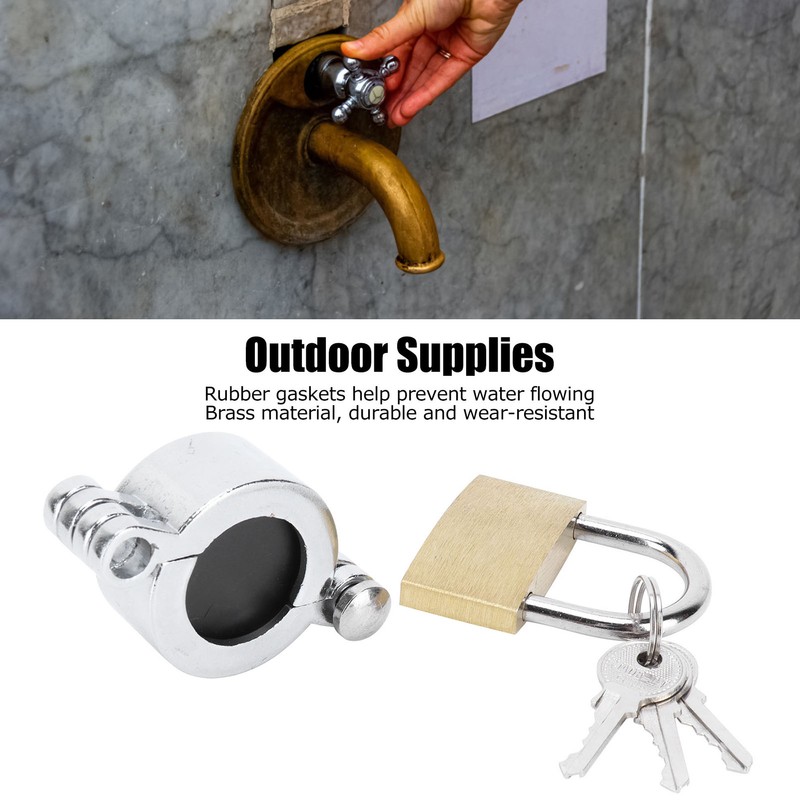 Outdoor Water Faucet Lock Pipeline Water Plugging Device House Garden