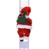 Electric Santa Claus Toy Black Race Climbing Christmas Tree Decorations