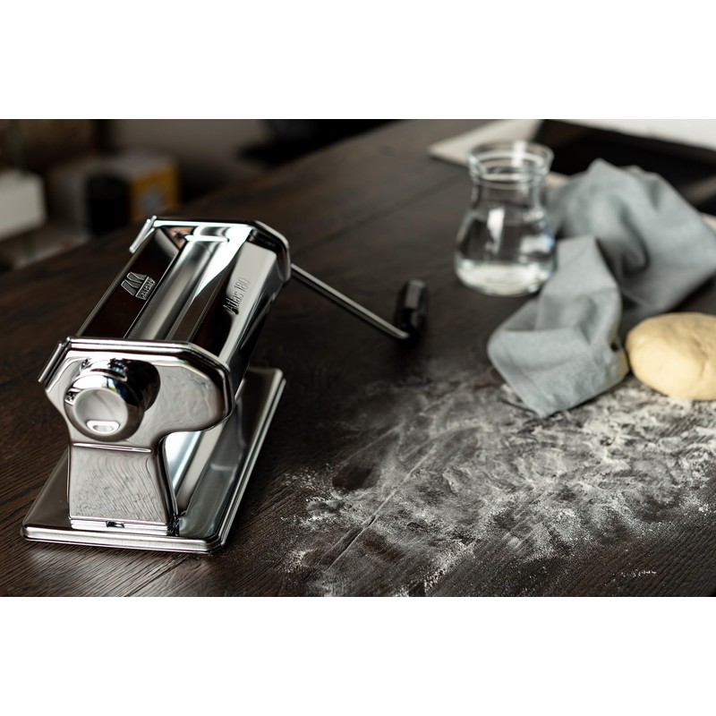MARCATO Made in Italy Atlas 180 Roller Manual Pasta Machine,