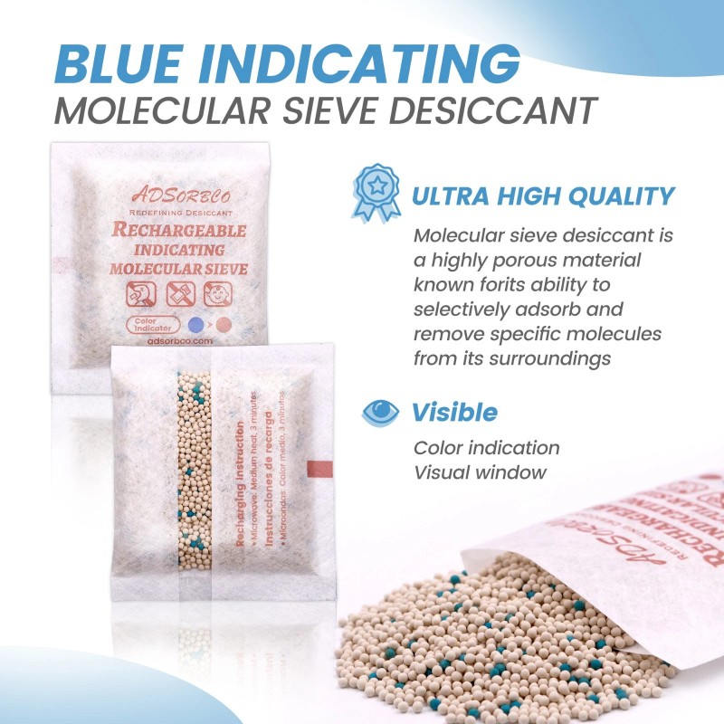 ADSORBCO REDEFINING DESICCANT [20 Gram 20 Packages] Adsorbco Rechargeable Molecular