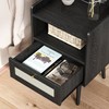Night stand Set of 2, Bedside Tables with Charging Station,
