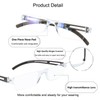 YEIN 2 Pairs Blue Ligth Blocking Reading Glasses for Men