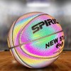 In The Dark Reflective Basketball - Rainbow Size 7 (29.5)