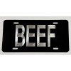 Diamond Etched Products 🔥REFLECTIVE🔥 Diamond Etched Engraved BEEF Car Tag
