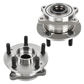 HYR 513374 2PCS Front Wheel Bearing and Hub Assembly Fits 2015-2023 Hyundai Nexo/Sonata/Tucson/Veloster N, Fits 2016-2021 Kia Cadenza/Optima/Sportage, 5 Lugs, Non-ABS