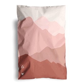 Impack Biodegradable Mailers 6x9 25pack- Flat Shipping Bags - Self-Seal, Waterproof - Printed Mailing Bags - Thick Mailing Envelope for Stationery and Small Accessories - Mountain Clay