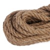 Relaxdays Jute Rope 10 mm, Set of 2 Natural Ropes,