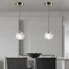 Kenolia Modern Crystal Pendant Light Fixtures, Single Raindrop Hanging Lamp,