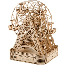 WOODEN.CITY Large Ferris Wheel Wooden 3D Puzzles for Adults - Wood Model Kits for Adults - Made in EU