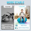 PlayZap Peanut Ball for Kids Adults, Exercise Ball for Physical