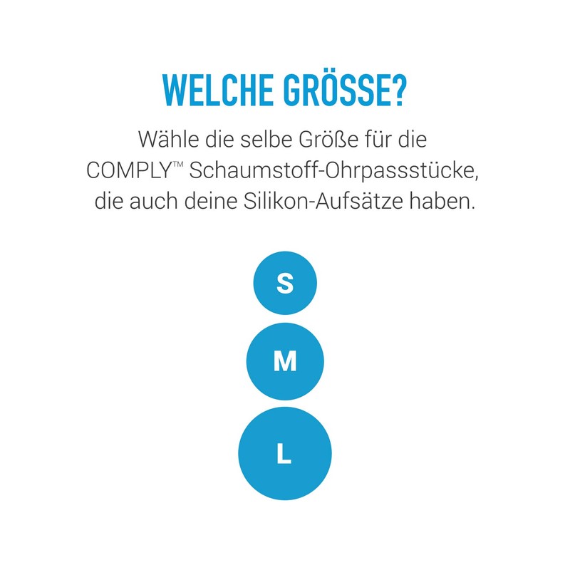 COMPLY T-400 Sports Isolation Earbud Tips - Medium x3