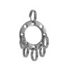 Ocobudbxw Titanium Steel Keychain Pocket Clip Multi-Purpose Pocket Suspension Clip