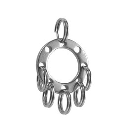 Ocobudbxw Titanium Steel Keychain Pocket Clip Multi-Purpose Pocket Suspension Clip Keyring