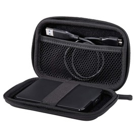 Hama 2.5 inch EVA External Hard Drive Case Cover for External Hard Drive and Accessories (Black)