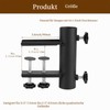 VANROUG Patio Umbrella Holder Clamp, Parasol Bracket, Outdoor Umbrella Mount
