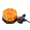 12V-24V LED Strobe Beacon Light, Amber Warning Emergency Flashing Light