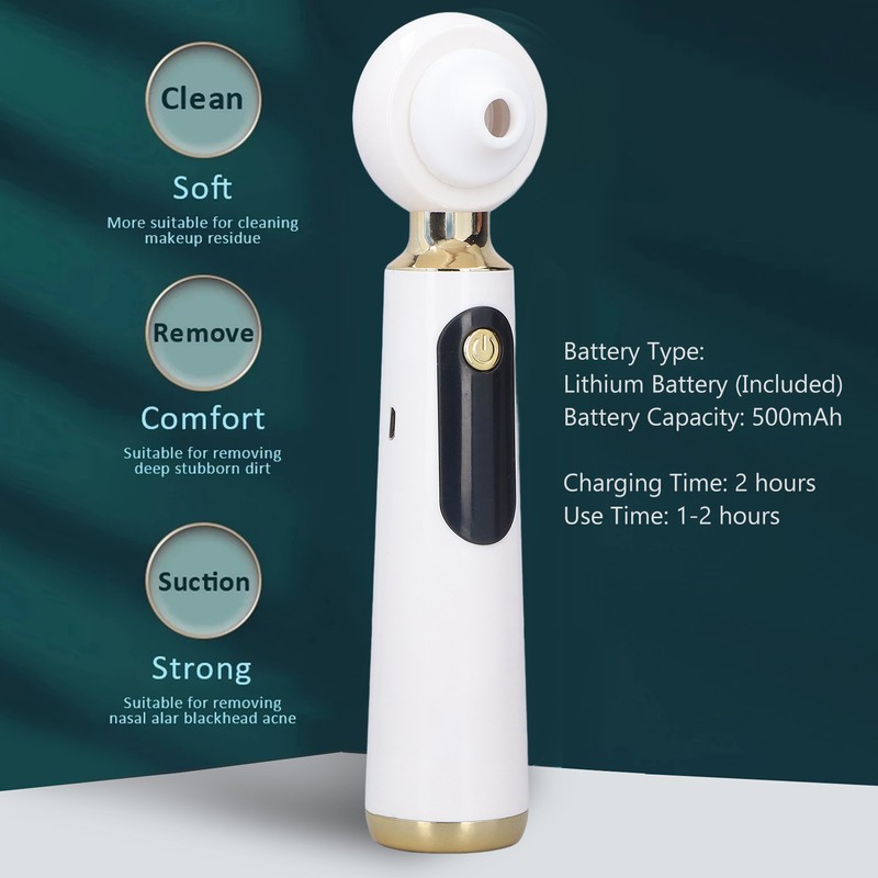 Blackhead Vacuum Suction Machine 3 Gears Magnify Pores Cleaning Electric