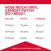 Akona Vinyl Cement Patch - Repair and Patch Concrete Surfaces,