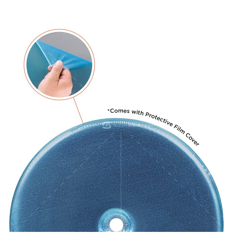 SUPPLY GIANT DD008S-W4 Wall Cleanout Cover Plate, 8-Inch, Stainless Steel,