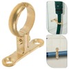 OSALADI Brass Pipe Clamp with 2 Holes Robust Pipe Bracket