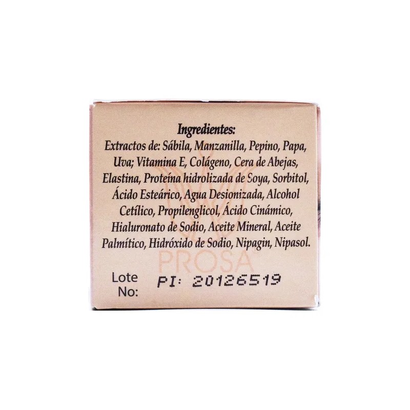 Prosa Crema Contorno Ojos Hidrata Suaviza Uso Día Noche