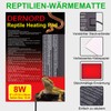 DERNORD Reptile Heat Mat, 8 W Terrarium Heating Mat, Reptile