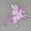 Pegasos Unicorn Wings Horse Purple Patch for Iron-On or Sew-On