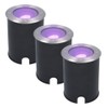 HOFTRONIC Set of 3 LED Smart Home Recessed Floor Spotlights,