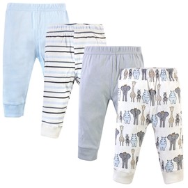 Hudson Baby Unisex Baby Cotton Pants and Leggings Royal Safari, 5 Toddler
