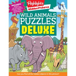 Wild Animals Puzzles Deluxe (Highlights Hidden Pictures)