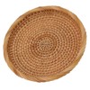 Rattan Fruit Tray Hand Woven Elegant Traditional Natural Rattan Serving
