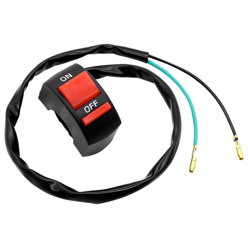 HISports Motorcycle Handlebar Switch 7/8 Inch Motorcycle Handlebar Toggle Switch