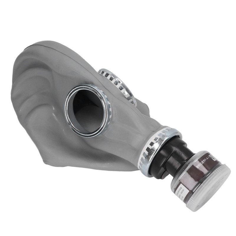 Gas Face Cover Activated Carbon Filtering Universal Rubber Comfortable Reusable