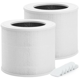 Core Mini H13 True HEPA Replacement Filter Compatible With LEVOIT Core Mini Air Purifiers, 3-in-1 Core Mini-RF Replacement Filter, Compared to Part # Core Mini-RF, 2 Filters+ 6 Aroma pad