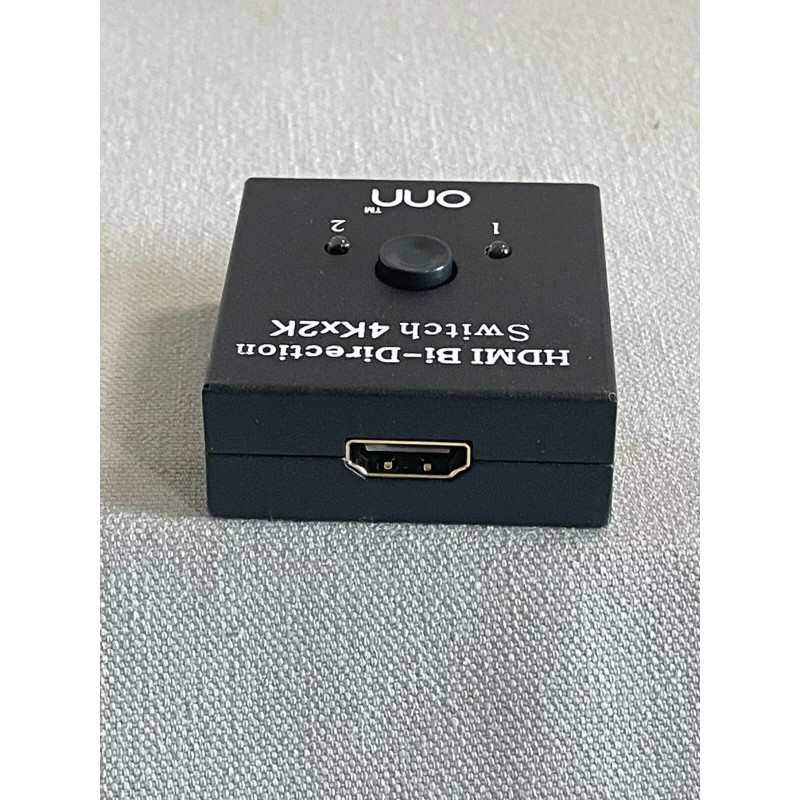 ONN HDMI Bi-Directional Switch 1080P 3D 4K