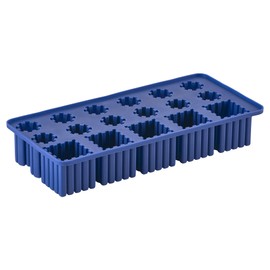 Zone Denmark Singles Ice Cube Tray, 22 x 11.2 x 3.9 cm, Indigo Blue
