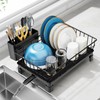 GSlife Dish Drying Rack for Kitchen Counter or in Sink