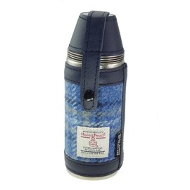 Glen Appin of Scotland Harris Tweed Hunting Flask HF3500 (Colour 129 Light Blue)