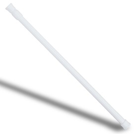 Uenhoy Sliding Door Security Bar 15.7" to 27.5" Adjustable Window Security Bar with Rubber Tips, Sliding Glass Door Lock, Sliding Patio Door Window Lock Bar Stoppers, White