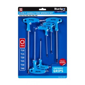 Blue Spot Tools 12183 6 Piece T Handle Torx Screwdrivers