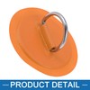 A ABSOPRO D Ring Patch Pad PVC Stainless Steel for