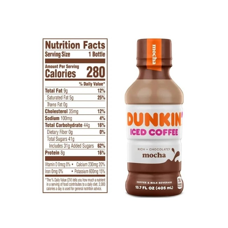 Dunkin' Donuts Dunkin Donuts Iced Coffee Variety Pack-12 Mocha, Original,