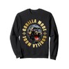 Gorilla Mode Workout Gym Motivation Beast Training Zitat Sweatshirt