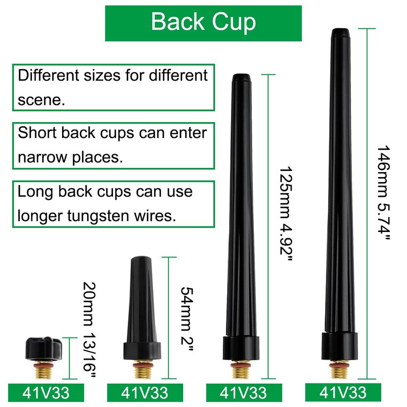 EATBALE Chuck Body for TIG Welding Guns SR WP-9/20 /