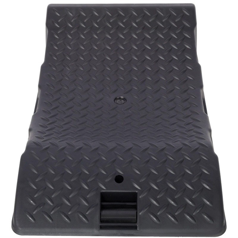 FRITHJILL 2-Pack Car Tire Saver Ramps - Anti-Slip Diamond Plate