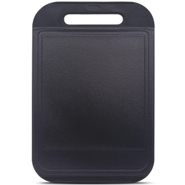 MUAMUA Cutting Board, Black, Non-Slip, Dishwasher Safe, Lightweight, Heat Resistant, Antibacterial, Space-Saving, Double-Sided, Non-slip, Non-slip Cutting Board, Stylish, Lightweight, Suitable for Outdoors, Japanese Design, 34.5 x 23.2 x 1.0