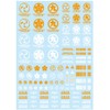 Hi Q Parts JPN Decal 00 Orange 1 Piece Plastic