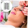 Healeved 5pairs Artificial Eyelashes Individual Lash Extensions Fake Lashes for